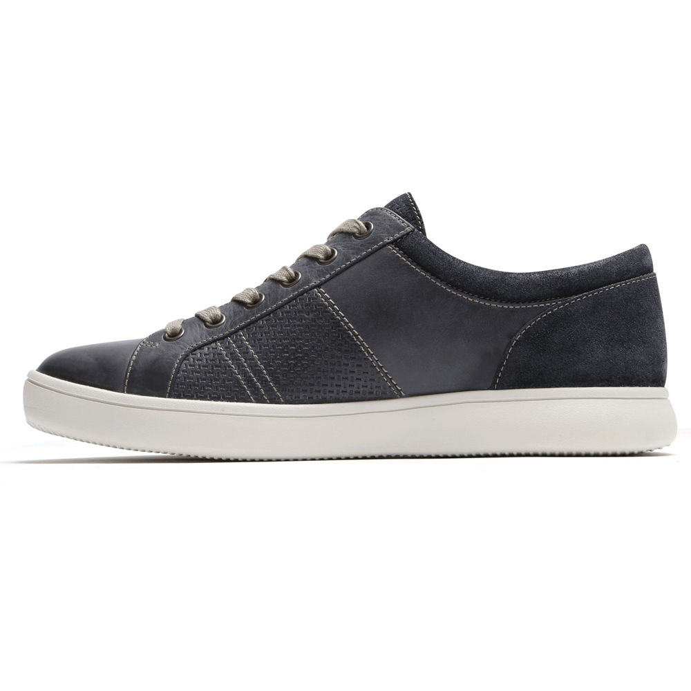 Tenis Rockport Homem Azuis - Colle Tie - 91837TVKQ